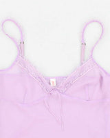 90s JLO Purple Mesh Cami - L