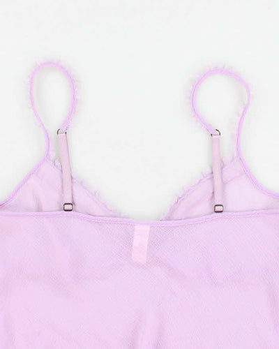 90s JLO Purple Mesh Cami - L