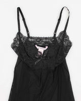 Y2k 00s La Vie En Rose Mesh Slip Dress - M
