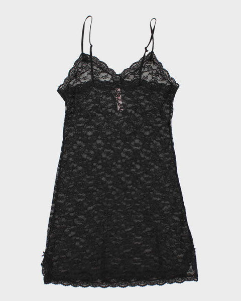 Nuisette Victoria's Secret – Babydoll Rose Foncé – Taille M – Dentelle Et Mesh – Occasion TBE