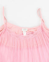90s La senza Pink Mesh Cami Top - L