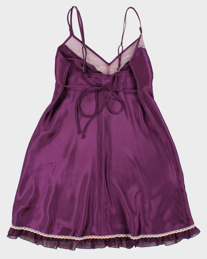 Y2k 00s Linea Donetella Purple Slip Dress - S