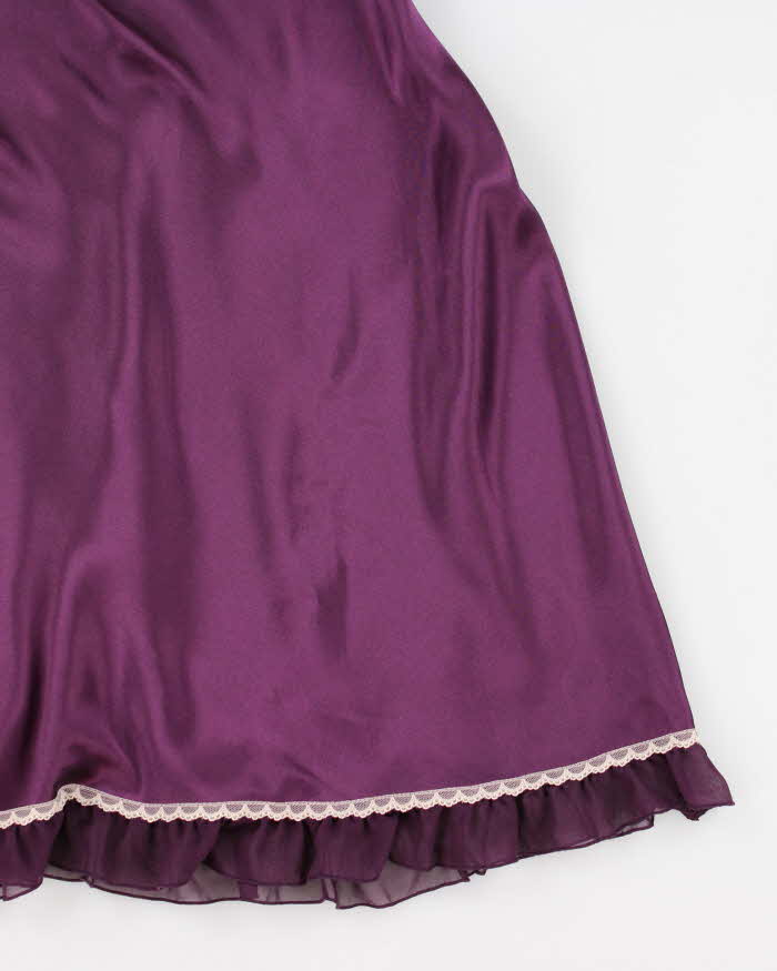 Y2k 00s Linea Donetella Purple Slip Dress - S