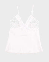 Y2k 00s White Lingerie Cami Top - M