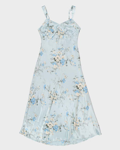 Jones New York Blue Floral Slip Dress - S