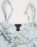Jones New York Blue Floral Slip Dress - S