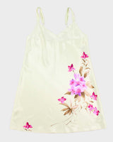 Valerie Stevens Green Floral Slip Dress - M