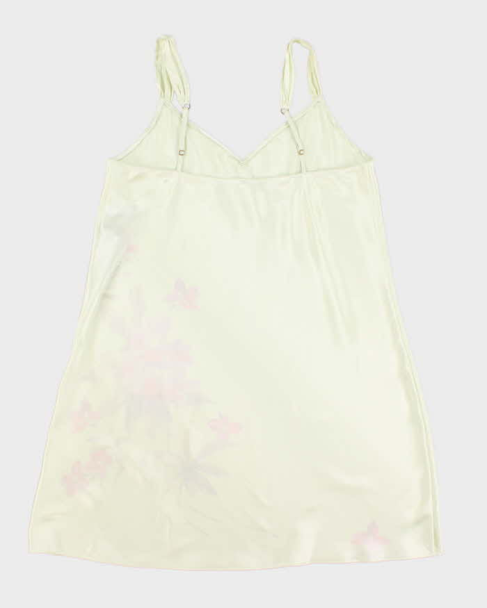 Valerie Stevens Green Floral Slip Dress - M