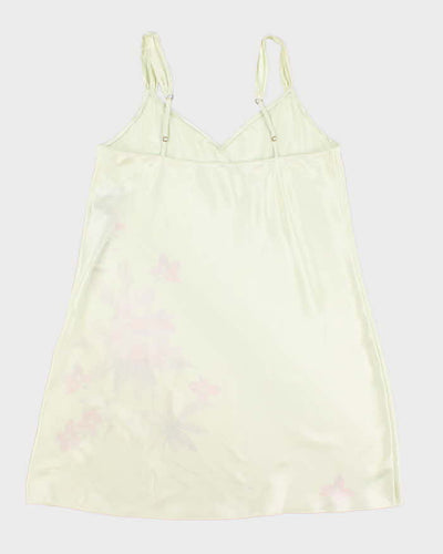 Valerie Stevens Green Floral Slip Dress - M