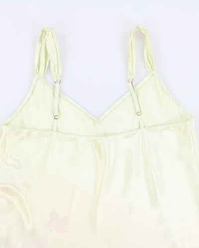 Valerie Stevens Green Floral Slip Dress - M