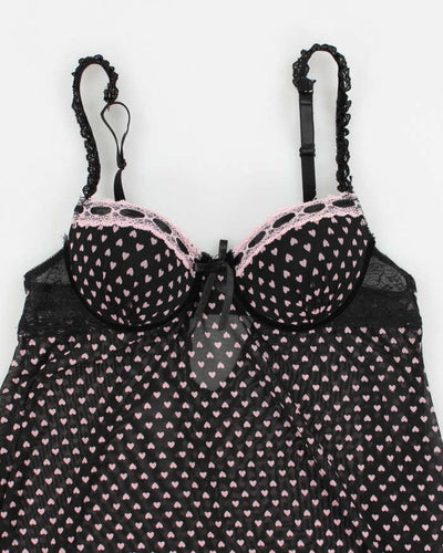 Y2k 00s Rampage Mesh Lingerie Top - M
