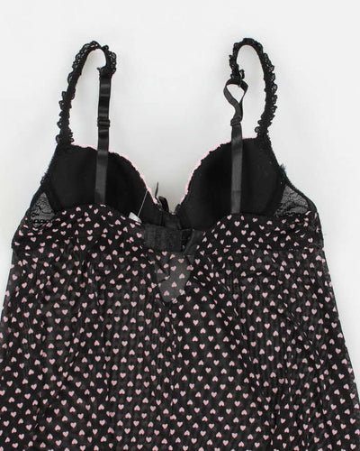 Y2k 00s Rampage Mesh Lingerie Top - M