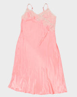 00s Jones New York Pink Slip Dress - L