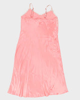 00s Jones New York Pink Slip Dress - L