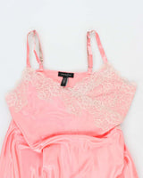 00s Jones New York Pink Slip Dress - L