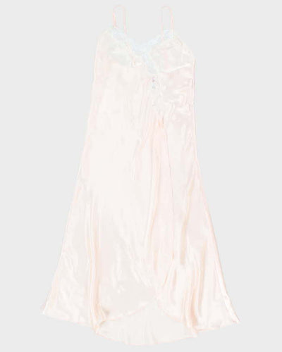 90s La Lingerie Light Pink Slip Dress - S