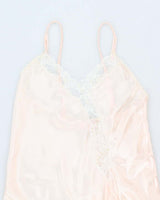 90s La Lingerie Light Pink Slip Dress - S