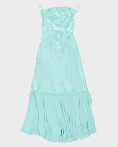 Y2k 00s La Vie En Rose Cowl Neck Backless Slip Dress - L