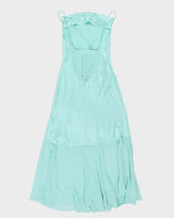 Y2k 00s La Vie En Rose Cowl Neck Backless Slip Dress - L