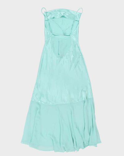 Y2k 00s La Vie En Rose Cowl Neck Backless Slip Dress - L