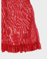 Deadstock La Vie En Rose Red Mesh Cami Top - S