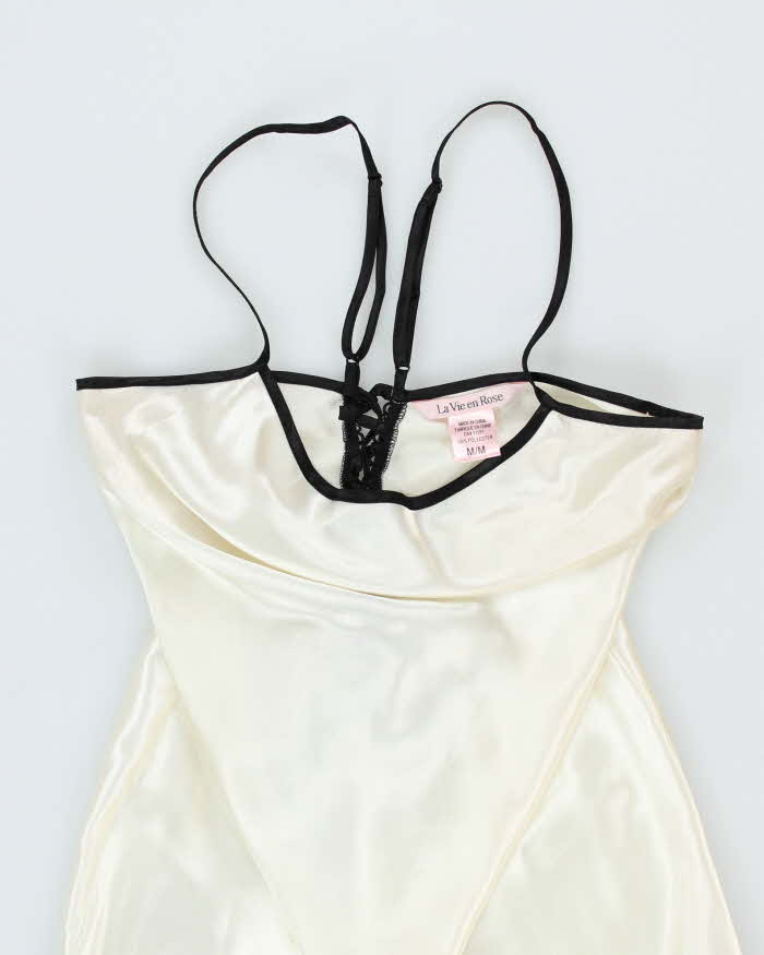 Vintage Y2k 00s La Vie En Rose Slip Dress - M