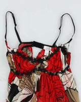 Y2k 00s La Senza Mesh Floral Cami - L