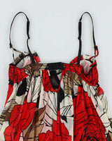 Y2k 00s La Senza Mesh Floral Cami - L