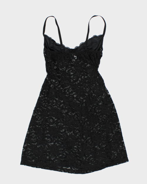 Vintage 90's La Vie En Rose Lace Dress - M