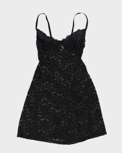Vintage 90's La Vie En Rose Lace Dress - M