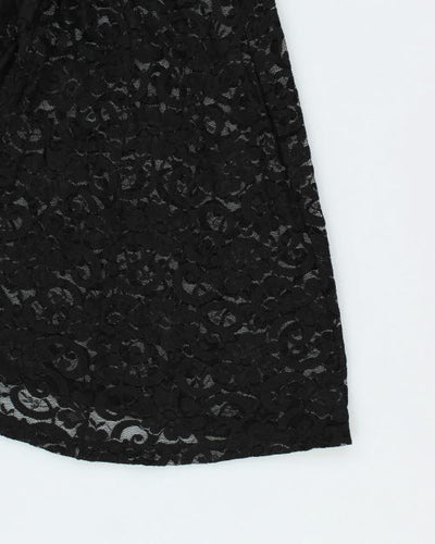 Vintage 90's La Vie En Rose Lace Dress - M