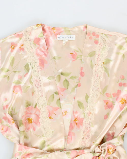 Vintage 00s Oscar DE La Renta Dressing Gown - XL