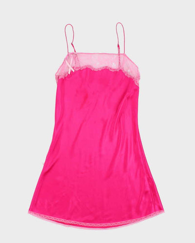 Victoria's Secret Neon Pink Slip - XS