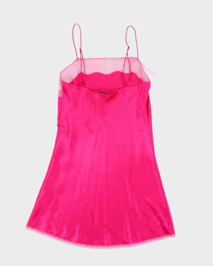 Victoria's Secret Neon Pink Slip - XS