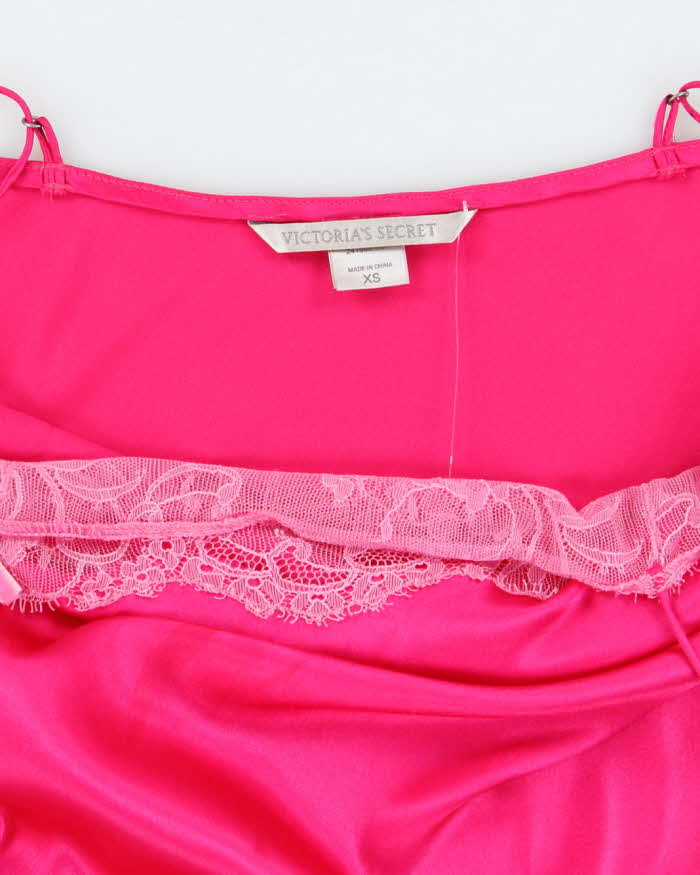 Victoria's Secret Neon Pink Slip - XS