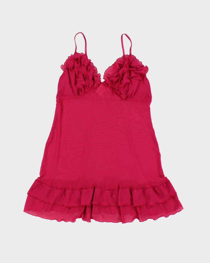 La Vie En Rose Fuchsia Slip - M