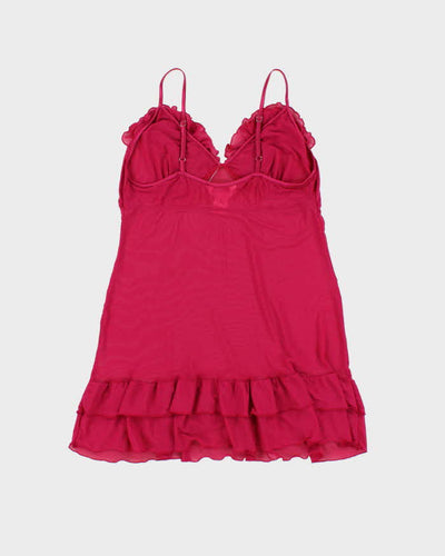 La Vie En Rose Fuchsia Slip - M