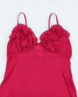 La Vie En Rose Fuchsia Slip - M