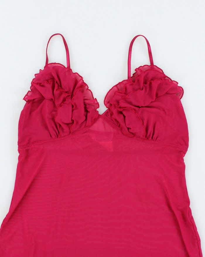 La Vie En Rose Fuchsia Slip - M