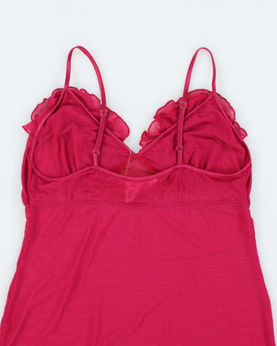 La Vie En Rose Fuchsia Slip - M
