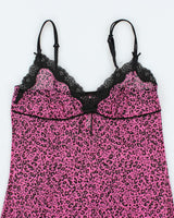 La Vie En Rose Fuchsia Slip - M