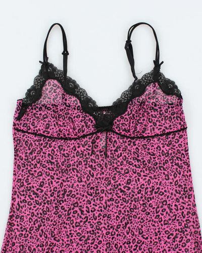 La Vie En Rose Fuchsia Slip - M