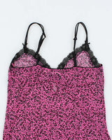 La Vie En Rose Fuchsia Slip - M