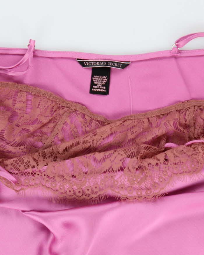 Victoria's Secret Fuchsia Pink Lingerie Slip - L