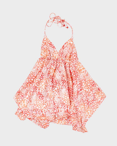 La Senza Orange Print Lingerie Camisole - M