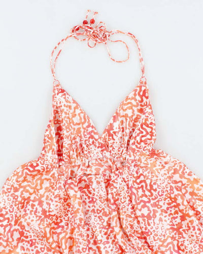 La Senza Orange Print Lingerie Camisole - M