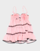 La Senza Underwire Sheer Pink Lingerie Camisole - L
