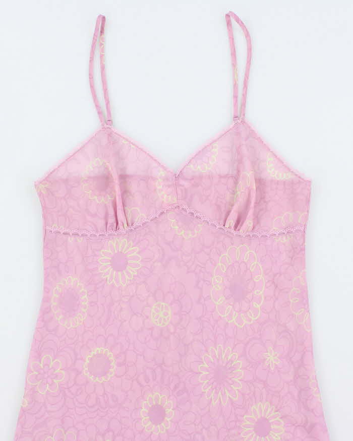 La Vie En Rose Lilac Purple Floral Lingerie Slip - M