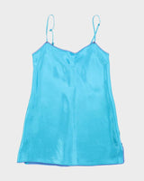 La Senza Cerulean Blue Satin Slip - M