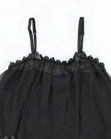 La Senza Black Sheer Babydoll Camisole - S